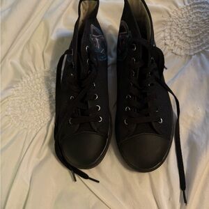 Black High-Top Avengers sneakers